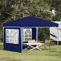 vidaXL Pop-up Partytält Blå 288 x 288 x 245 cm Oxford Tyg