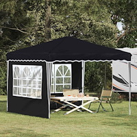 vidaXL Pop-up Partytält Antracit 288 x 288 x 245 cm Oxford Tyg