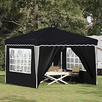 vidaXL Pop-up Partytält Antracit 288 x 288 x 245 cm Oxford Tyg