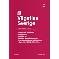 Kartförlaget M Vägatlas Sverige 2026 (bok, flexband)