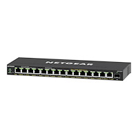 Netgear NETGEAR Plus GS316EPP - switch - 16 portar - Administrerad