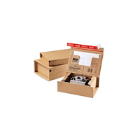 Colompac ColomPac CP 067 - brevlåda - 38.5 cm x 31.5 cm x 13 cm - brun - paket med 20