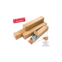 Colompac ColomPac CP 072 - poströr - 63.5 cm x 11.5 cm x 11.5 cm - brun - paket med 10