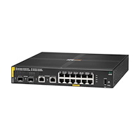 Hewlett Packard Enterprise HPE Aruba 6000 12G Class4 PoE 2G/2SFP 139W Switch - switch - 12 portar - Administrerad - rackmonterbar