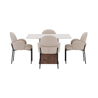 Venture Home Cael Matgrupp med stolarna Blom