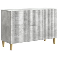 vidaXL Sideboard med låda Betonggrå 89 x 34,5 x 60 cm Konstruerat trä