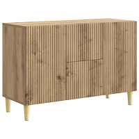 vidaXL Sideboard med låda Artisan-ek 89 x 34,5 x 60 cm Konstruerat trä