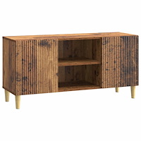 vidaXL TV-skåp Gammalt trä 102 x 34,5 x 50 cm Konstruerat trä