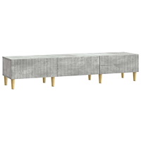 vidaXL TV-skåp med låda Betonggrå 147 x 34,5 x 30 cm Konstruerat trä