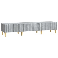 vidaXL TV-skåp Grå sonoma-ek 147 x 34,5 x 30 cm Konstruerat trä