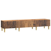 vidaXL TV-skåp med låda Gammalt trä 147 x 34,5 x 30 cm Konstruerat trä
