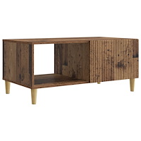 vidaXL Kaffeebord Gammalt trä 90 x 50 x 40 cm Konstruerat trä