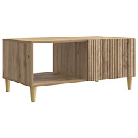 vidaXL Kaffeebord Artisan-ek 90 x 50 x 40 cm Konstruerat trä