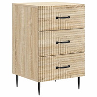 vidaXL Nattduksbord Sonoma-ek 43 x 41 x 66,5 cm Konstruerat trä