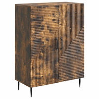 vidaXL Sideboard Rökt ek 66 x 34,5 x 89,5 cm Konstruerat trä
