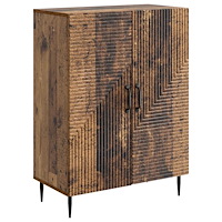 vidaXL Sideboard Gammalt trä 66 x 34,5 x 89,5 cm Konstruerat trä