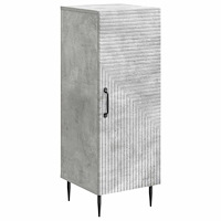 vidaXL Sideboard Betonggrå 33 x 34,5 x 89,5 cm Konstruerat trä