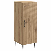 vidaXL Sideboard Artisan-ek 33 x 34,5 x 89,5 cm Konstruerat trä