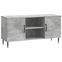 vidaXL TV-skåp Betonggrå 102 x 34,5 x 50 cm Konstruerat trä