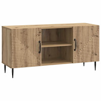 vidaXL TV-skåp Artisan-ek 102 x 34,5 x 50 cm Konstruerat trä