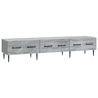 vidaXL TV-skåp Grå sonoma-ek 147 x 34,5 x 30 cm Konstruerat trä