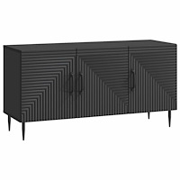 vidaXL TV-skåp Svart 99 x 34,5 x 50 cm Konstruerat trä