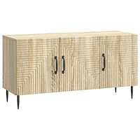 vidaXL TV-skåp Sonoma-ek 99 x 34,5 x 50 cm Konstruerat trä