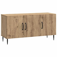 vidaXL TV-skåp Artisan-ek 99 x 34,5 x 50 cm Konstruerat trä