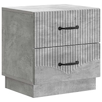 vidaXL Nattduksbord Betonggrå 43 x 34,5 x 44,5 cm Konstruerat trä