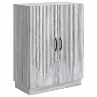 vidaXL Sideboard Grå sonoma-ek 66 x 34,5 x 87 cm Konstruerat trä