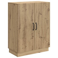 vidaXL Sideboard Artisan-ek 66 x 34,5 x 87 cm Konstruerat trä
