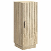 vidaXL Sideboard Sonoma-ek 33 x 34,5 x 87 cm Konstruerat trä