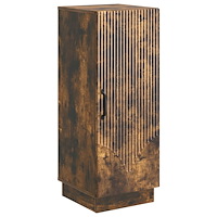 vidaXL Sideboard Rökt ek 33 x 34,5 x 87 cm Konstruerat trä