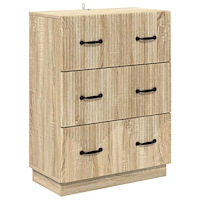 vidaXL Lådans skåp Sonoma-ek 66 x 34,5 x 87 cm Konstruerat trä