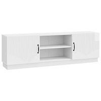 vidaXL TV-skåp Vit högglans 150 x 31 x 47 cm Konstruerat trä