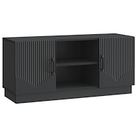 vidaXL TV-skåp Svart 102 x 34,5 x 47 cm Konstruerat trä
