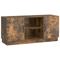 vidaXL TV-skåp Rökt ek 102 x 34,5 x 47 cm Konstruerat trä