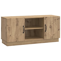 vidaXL TV-skåp Artisan-ek 102 x 34,5 x 47 cm Konstruerat trä