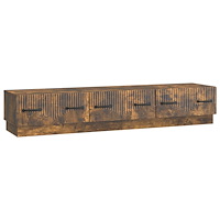 vidaXL TV-skåp med låda Rökt ek 147 x 34,5 x 27 cm Konstruerat trä