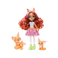 Enchantimals Enchantimals Glam Party FILIGREE FOX FAMILY Dolls, Modedocka...