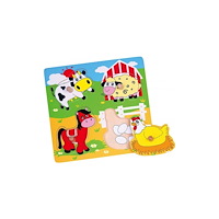 Viga Viga träpussel Gård