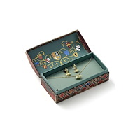 THE CARAT SHOP Harry Potter Quidditch Gift Box with cute Golden Snitch Necklace & Earrings