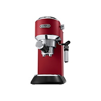 Delonghi De'Longhi DEDICA EC 685.R - kaffemaskin med mjölkskummare - 15 bar - röd