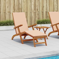 vidaXL Reclining och Fällbar Solstol 55 x 146 x 91 cm