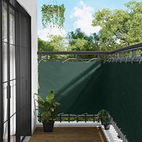 vidaXL Balkong Skärm Mörkgrön 110 x 300 cm Oxford Tyg