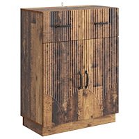 vidaXL Sideboard Gammalt trä 66 x 34,5 x 87 cm Konstruerat trä