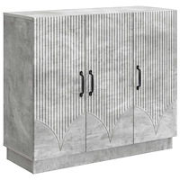 vidaXL Sideboard Betonggrå 89 x 34,5 x 77 cm Konstruerat trä