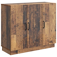 vidaXL Sideboard Gammalt trä 89 x 34,5 x 77 cm Konstruerat trä