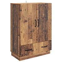 vidaXL Sideboard Gammalt trä 66 x 34,5 x 92 cm Konstruerat trä