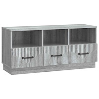 vidaXL TV-skåp Grå sonoma-ek 102 x 34,5 x 47 cm Konstruerat trä